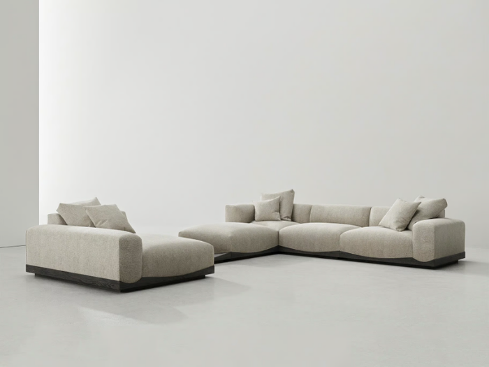 JOSS - Modular sectional fabric sofa _ District Eight